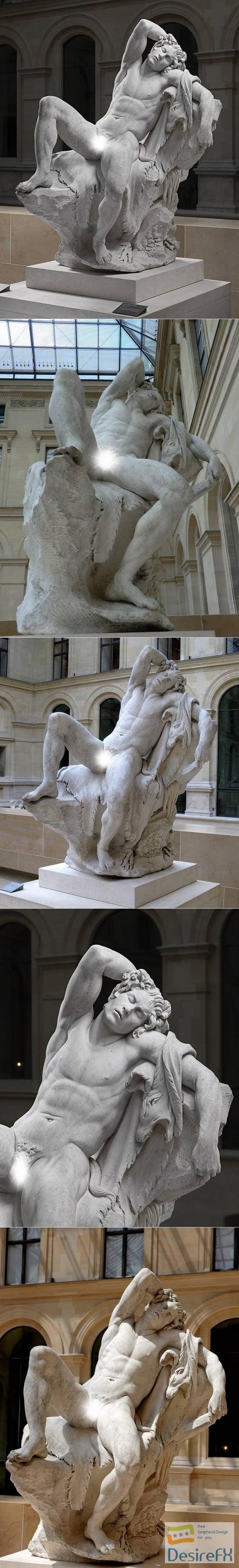 Barberini Faun or Drunken Satyr, Glyptothek in Munich Germany, Copy Louvre France – 3D Print
