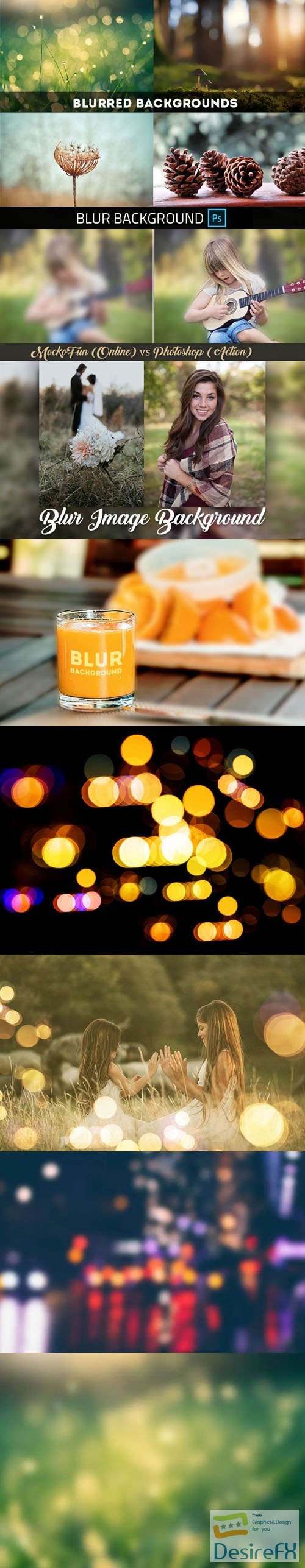 Blur Background - Photoshop Action
