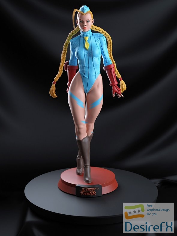 Cammy Street Figther 3D Print