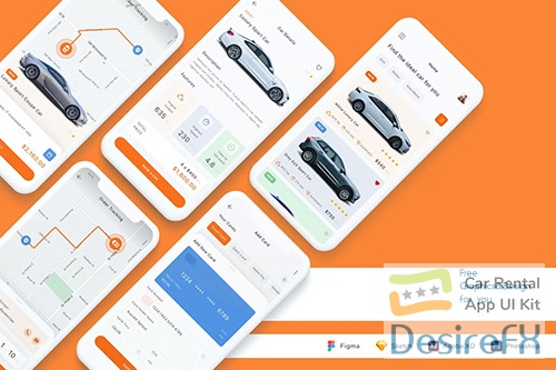 Car Rental App UI Kit