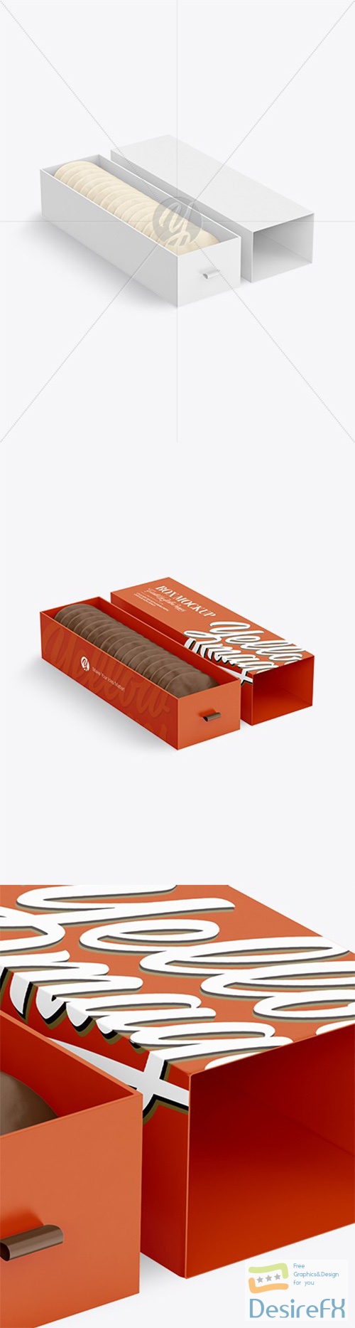 Chocolate Cookie Box Mockup 97513