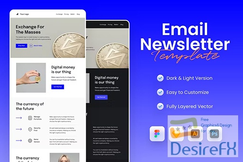 Crypto Email Newsletter Template