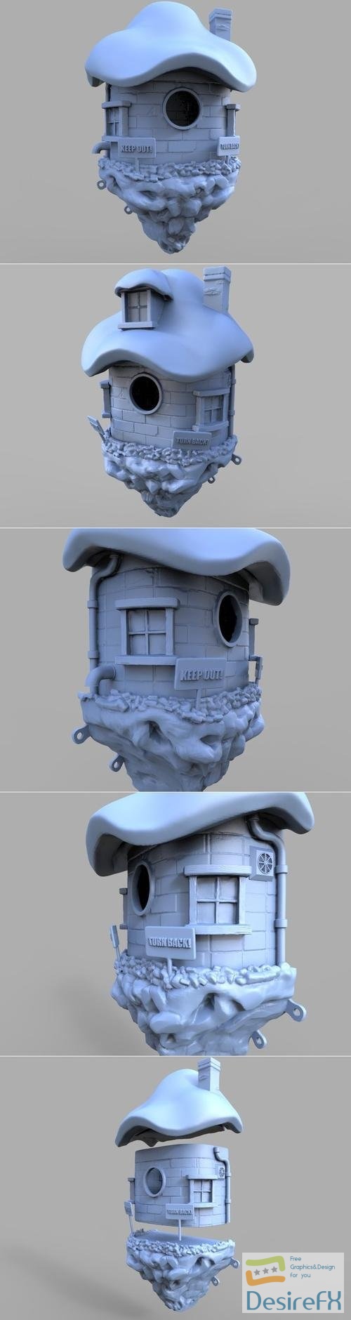 Dwarf Birdhouse – 3D Print
