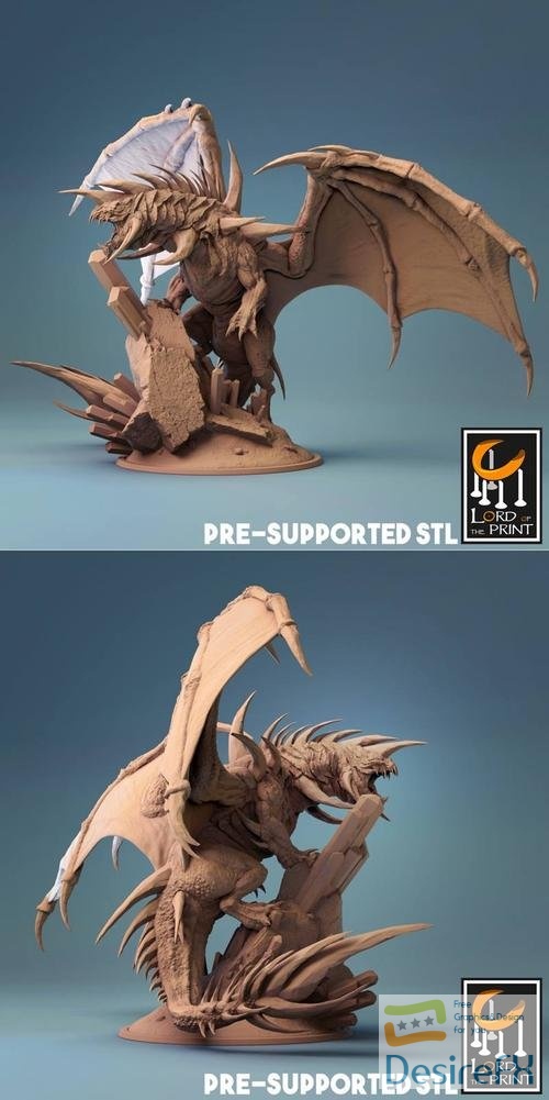 Elder Crystal Dragon – 3D Print