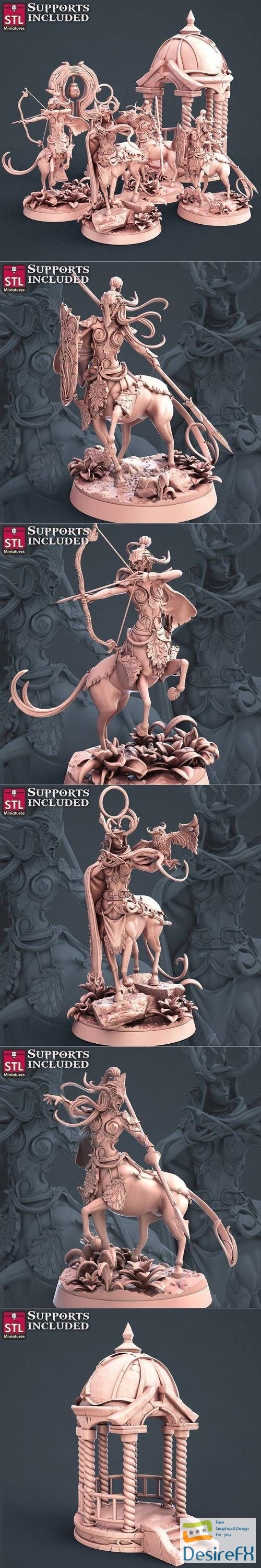 Elf Centaurs Set – 3D Print