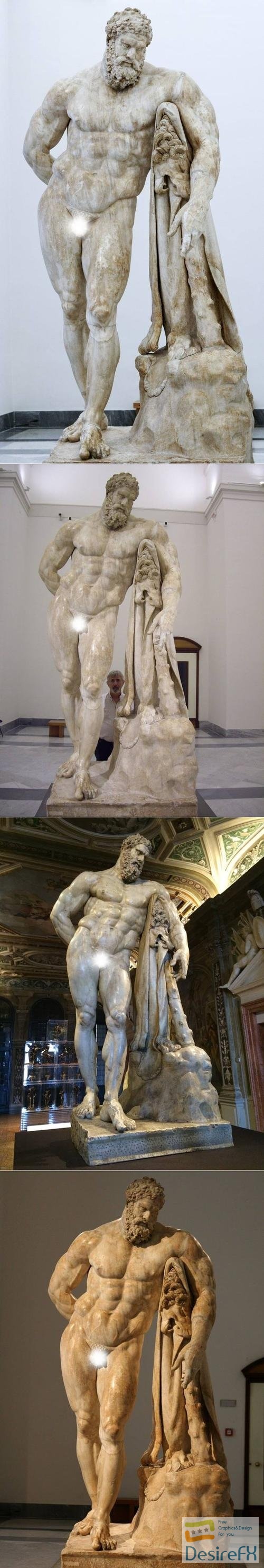Farnese Hercules by Glykon, Museo Archeologico Nazionale, Naples – 3D Print
