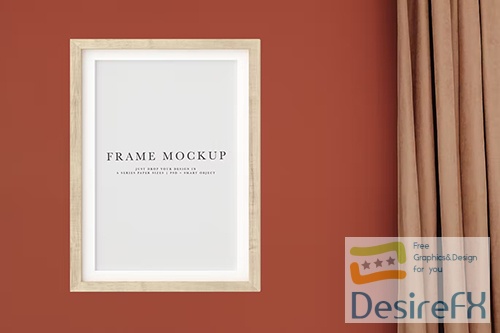 Frame Mockup #722, Interior Mockup PSD
