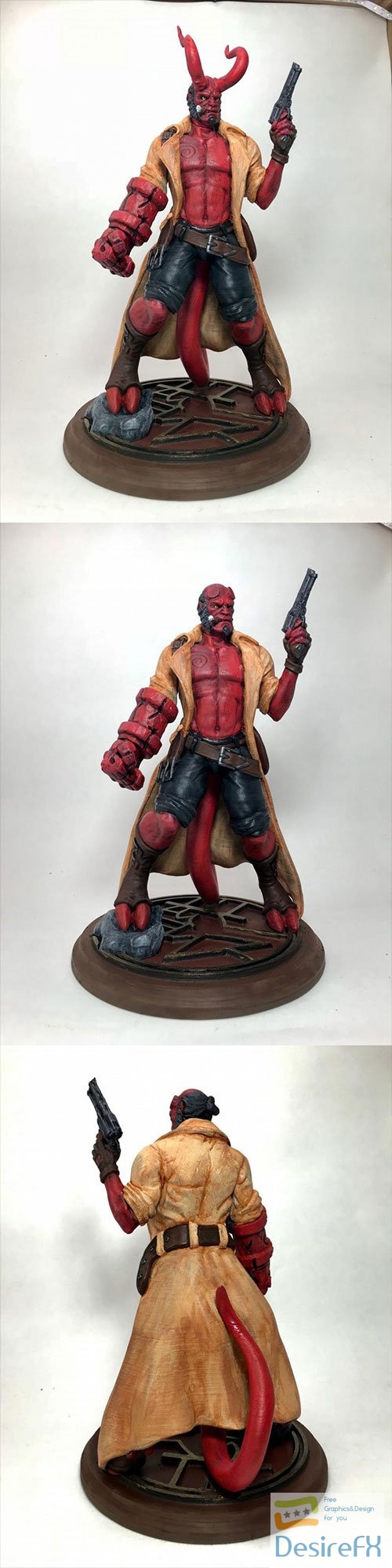 Hellboy 3D Print Model