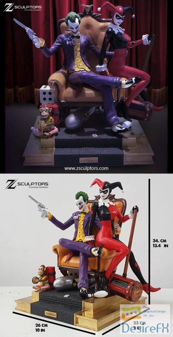 Joker ready 3D Print