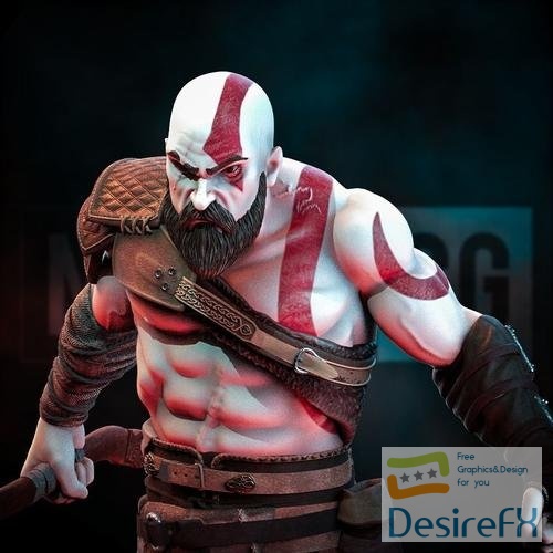 Kratos - God of War - Fan Art – 3D Print