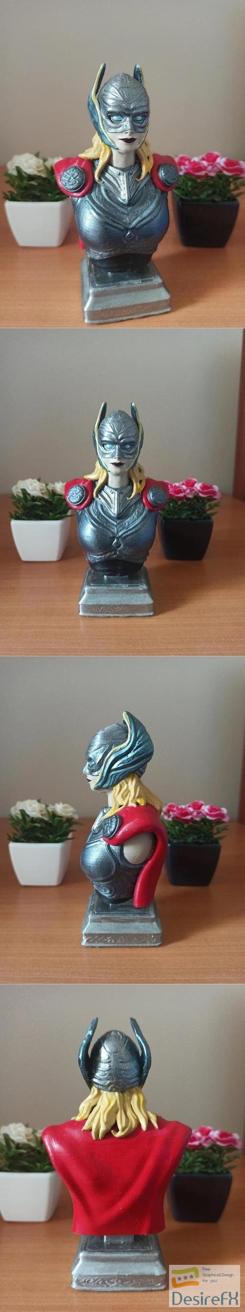Lady Thor Bust Jane Foster She Thor Avengers – 3D Print