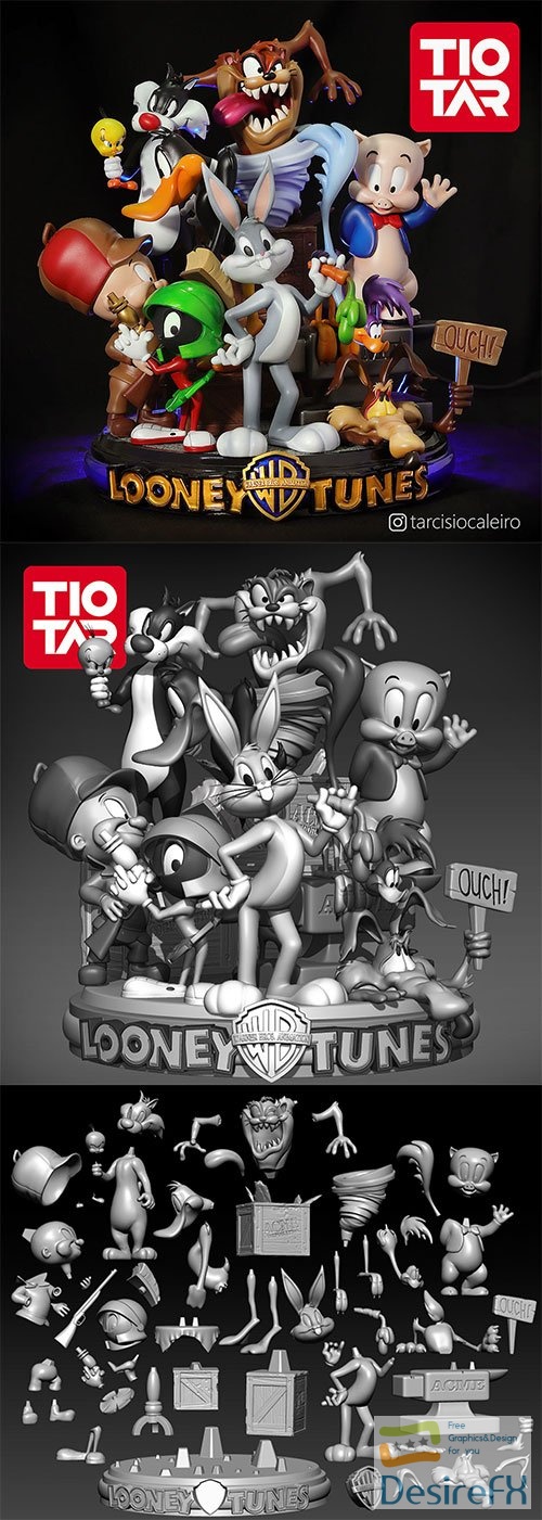 Looney Tunes 3D Print Model