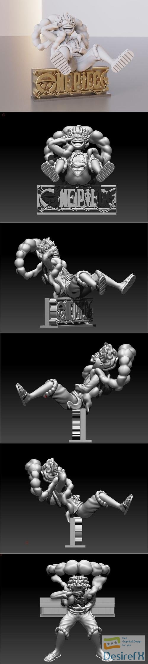 Luffy Gear 5 – 3D Print