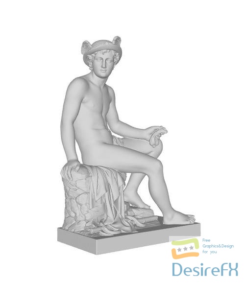 Mercury patron god of commerce – 3D Print