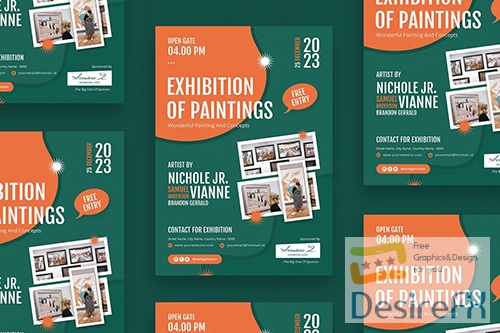 Paintings Creative Event - Flyer PSD