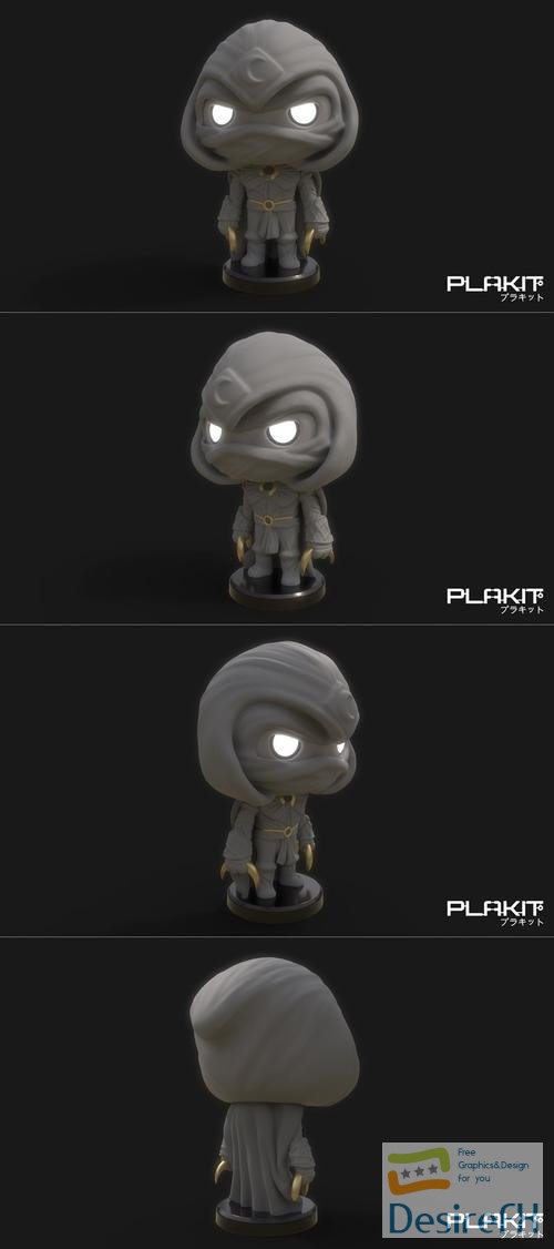 PlaKit Moon Knight – 3D Print