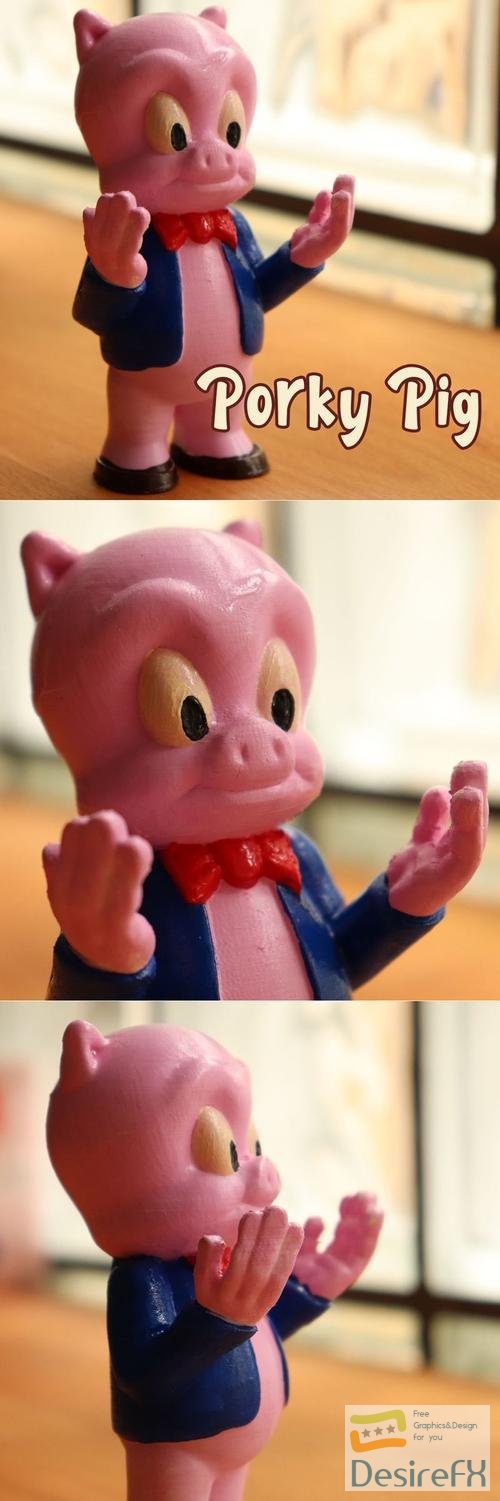 Porky Pig – 3D Print