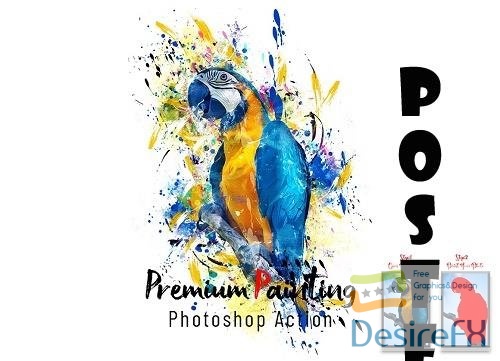 Premium Painting Photoshop Action - 7245183