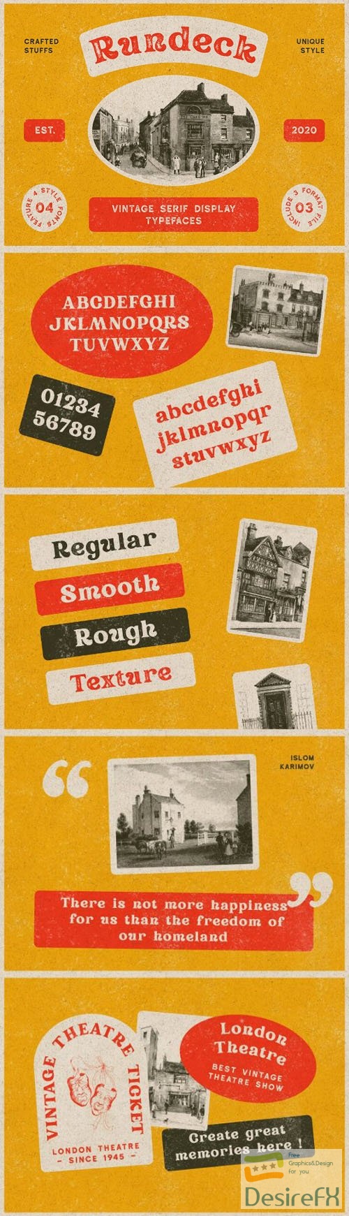 Rundeck - Vintage Serif Display Typeface