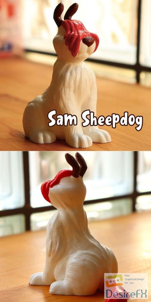 Sam Sheepdog – 3D Print