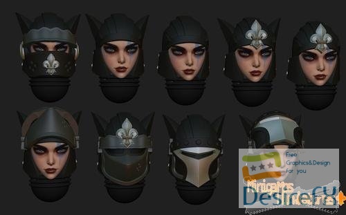 Space Nuns Helmets January 2022 – 3D Print