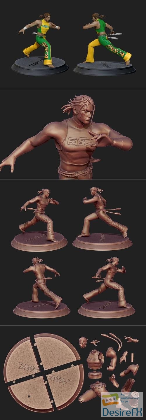 Tekken Eddy Gordo – 3D Print