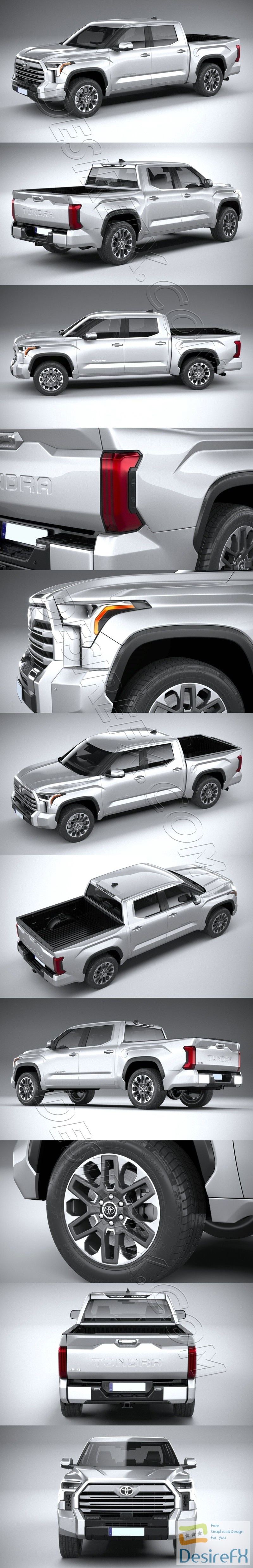 Toyota Tundra 2022 3D Model