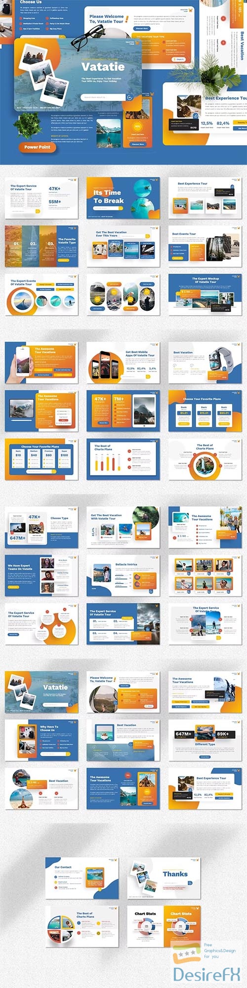 Vatatie - Vacation Powerpoint, Keynote and Google Slides Template