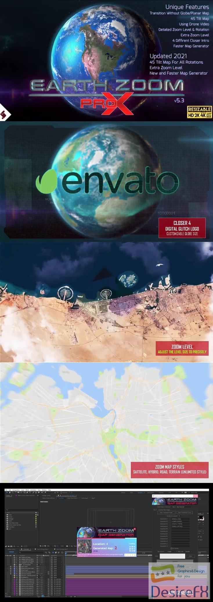 Videohive - Earth Zoom Pro X V5.3 - 7962581