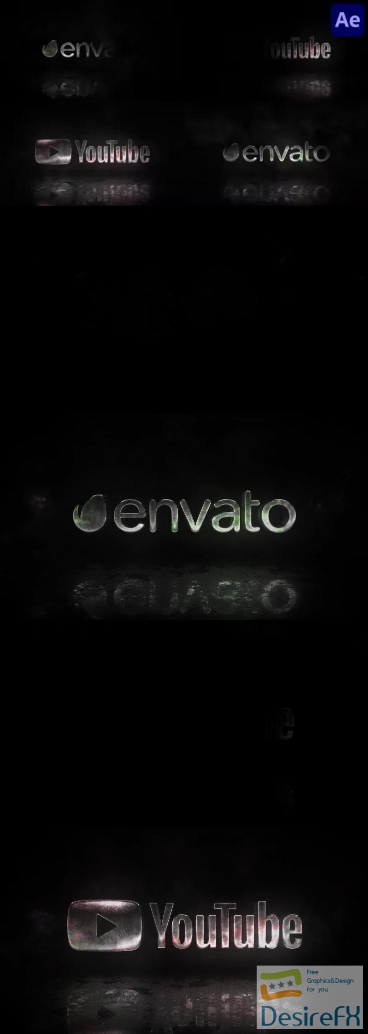 Videohive - Metal Logo for After Effects - 37648480