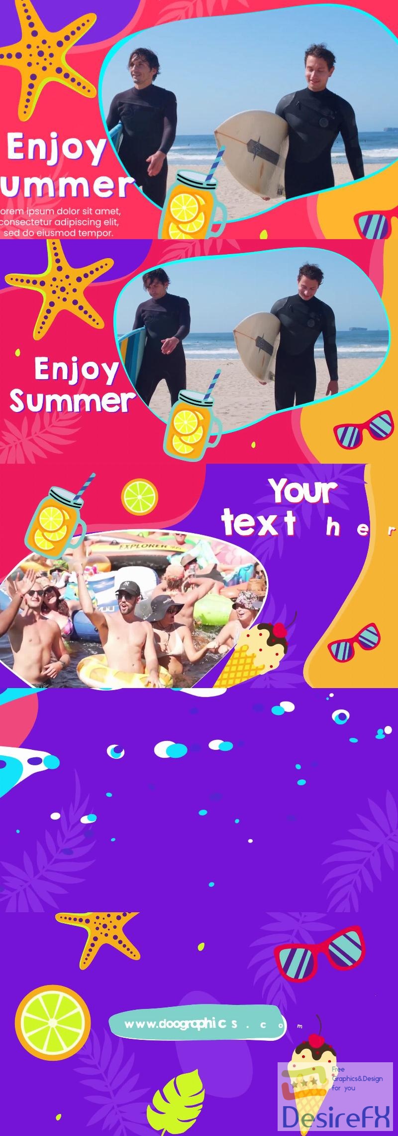 Videohive Summer Vacation Slideshow 37602190