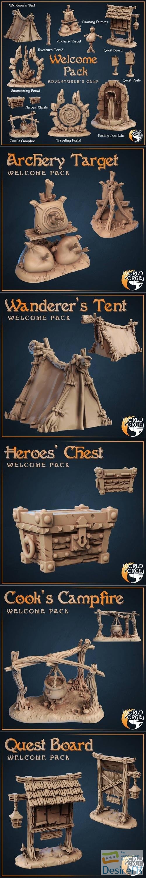 World Forge Miniatures - Welcome Pack – 3D Print