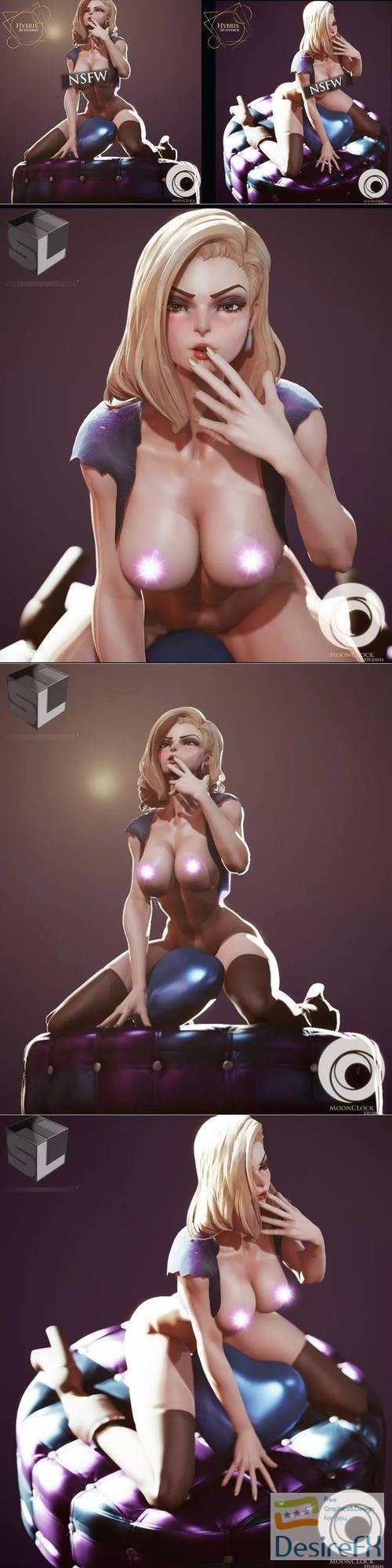 Android 18 Sexy v4 – 3D Print