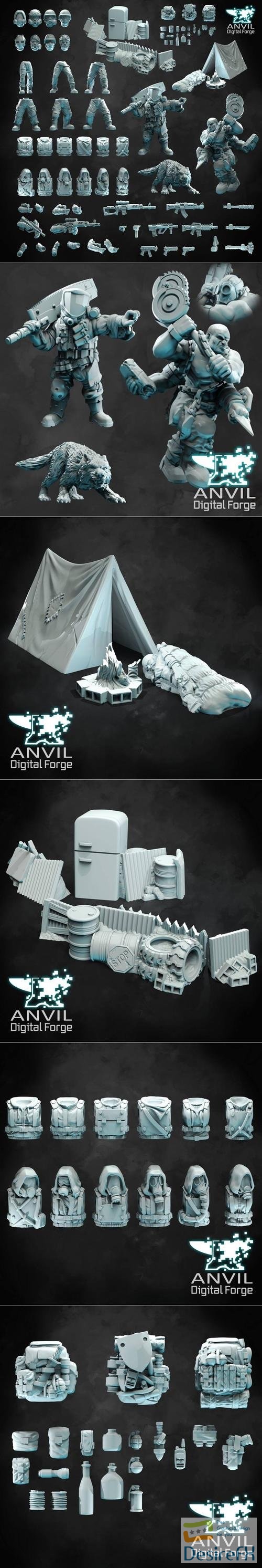 Anvil Digital Forge - Modern Post-Apocalypse – 3D Print