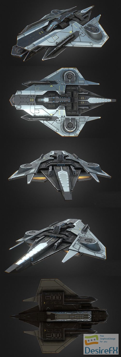 Battleships - Firefly 3D Model