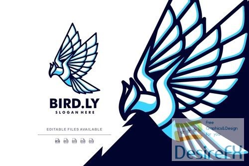 Bird Simple Mascot Logo