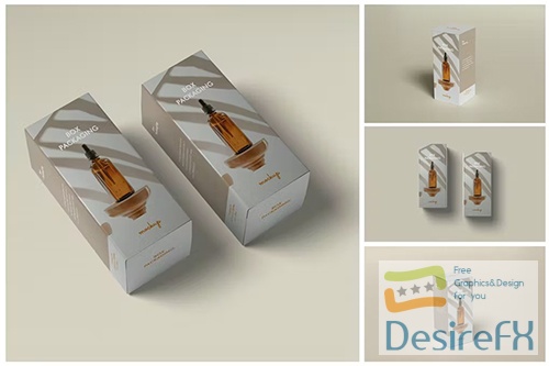 Box Packaging Mockup PSD