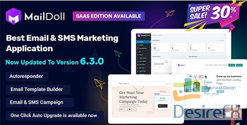 CodeCanyon - Maildoll v6.2.3 - Email & SMS Marketing SaaS Application - 30467920