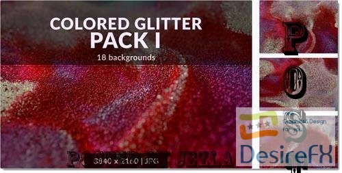 Colored Glitter Backgrounds Pack 1