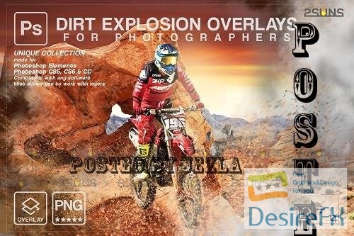 Dirt Explosion Photo Overlays Sports V3 - 7328703