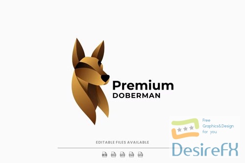 Doberman Gradient Logo