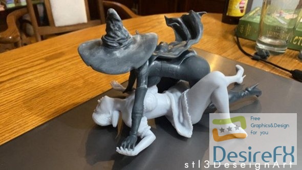 Dorothy and Witch 3D Print