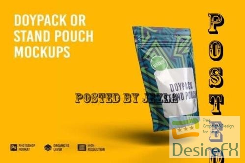 Doypack - Stand up Pouch Mockup - 7305245