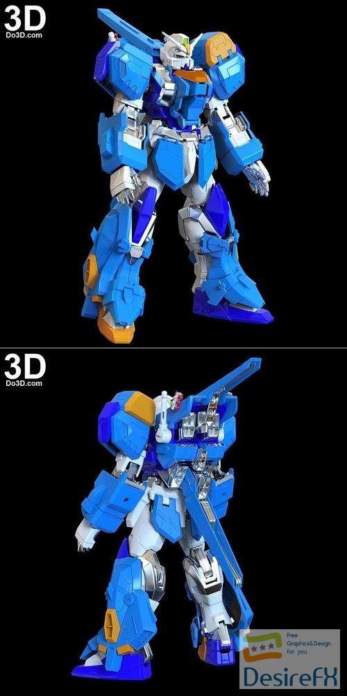 Duel Gundam Assault Shroud Full Body Armor – 3D Print