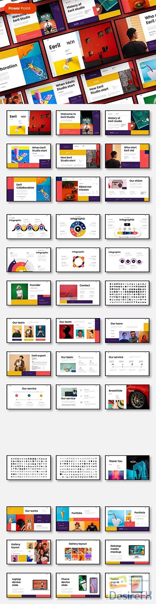 Eeril - Business Powerpoint, Keynote and Google Slides Template