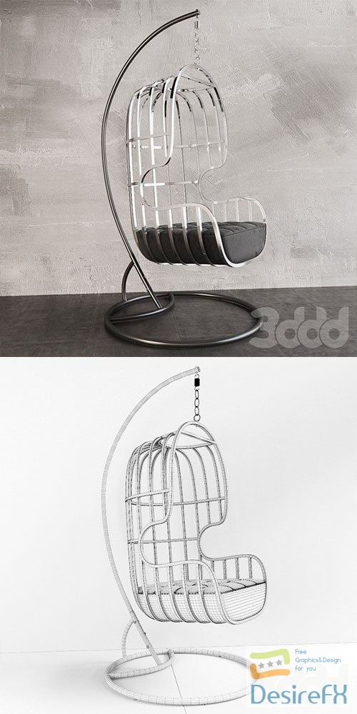 Eichholtz Swing Chair La Jolla 3D Model