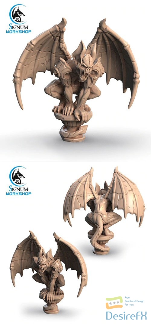 Gargoyle 3D Print Model