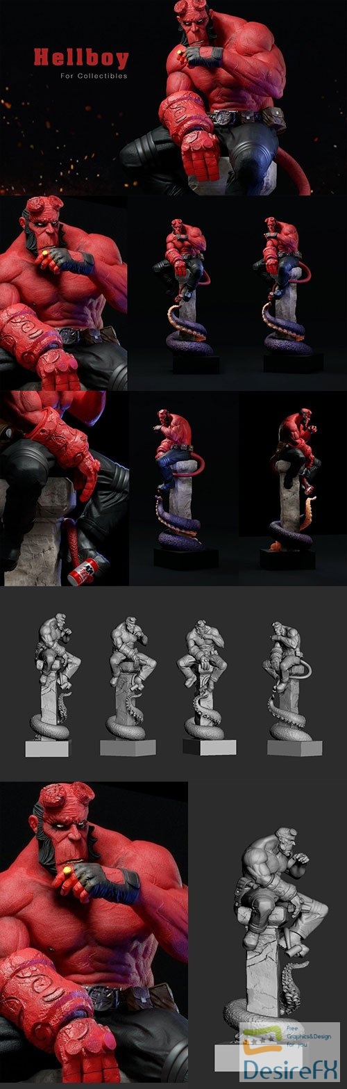 HellBoy 3D Print Model