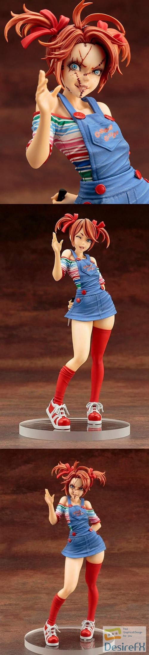 Chucky Bishoujo 3D Print Model