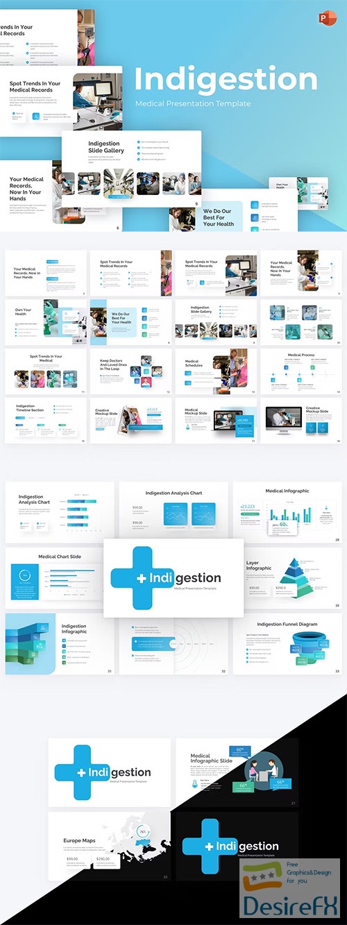 Indigestion Medical PowerPoint Template